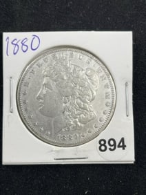 1880 Morgan Silver Dollar Coin