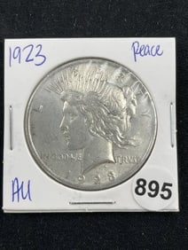 1923 Peace Silver Dollar Coin