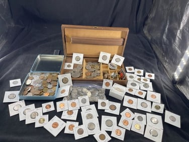 Large Group of Collector Coins etc