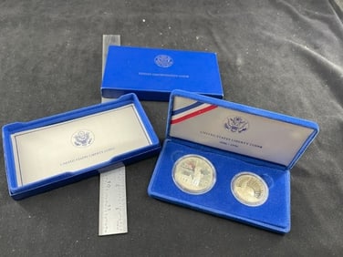 Silver & Half Dollar Liberty Coin Set