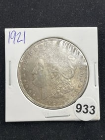 1921 Morgan Silver Dollar Coin
