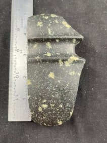 Miniature Grooved Axe Indian Artifact Arrowhead