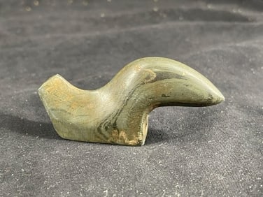 Slate Birdstone Indian Artifact Arrowhead
