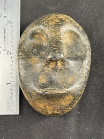 Stone Face Effigy Indian Artifact Arrowhead