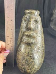Face Effigy Pestle Indian Artifact Arrowhead