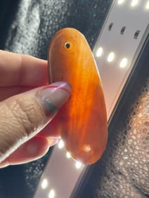 Quartz Boatstone Indian Artifact Arrowhead