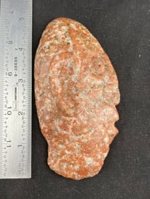 Stone Face Effigy Indian Artifact Arrowhead