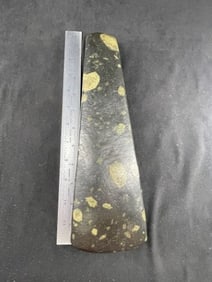 Very Large Polished Pole Celt Indian Artifact Arrowhead