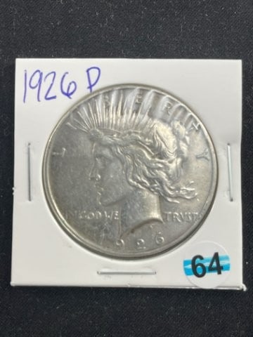 1926 D Peace Silver Dollar Coin (1 of 2)