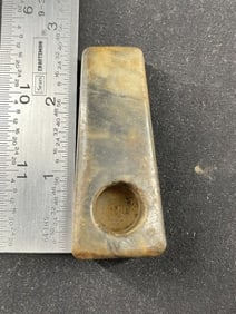 Stone Pipe Indian Artifact Arrowhead
