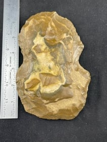 Chipped Hoe Indian Artifact Arrowhead