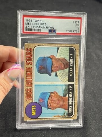 1968 Topps Rookie Stars Nolan Ryan & Jerry Koosman (1 of 2)