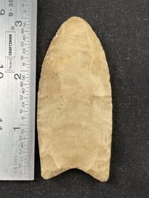 3 & 1/16" Clovis from Texas Indian Artifact Arrowhead