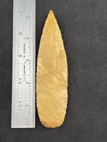 5 & 3/8" Cobbs Indian Artifact Arrowhead