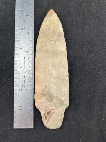 6 & 3/8" Adena very colorful great material Indian Artifact Arrowhead (1 of 4)