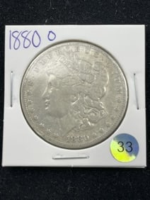 1880 O Morgan Silver Dollar Coin