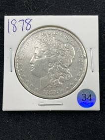 1878 Morgan Silver Dollar Coin