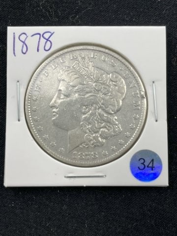 1878 Morgan Silver Dollar Coin (1 of 2)