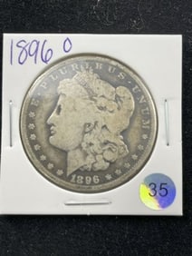 1896 O Morgan Silver Dollar Coin