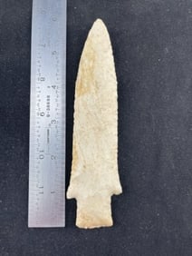 6" Hardin Indian Artifact Arrowhead