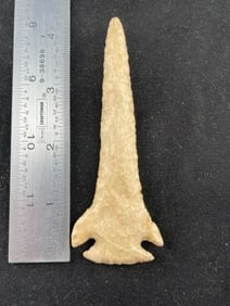 4 & 1/4" Drill from Texas Indian Artifact Arrowhead