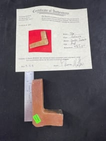 Pipe with Thomas Matthews COA from South Dakota Indian Artifact Arrowhead