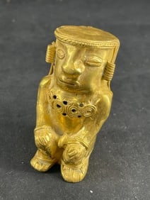 Tumbaga Tairona Gold Figurine UNKNOWN MATERIAL