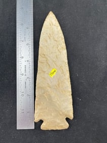 7" Texas Hardin Indian Artifact Arrowhead