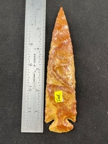 6" Dovetail from Indiana Indian Artifact Arrowhead