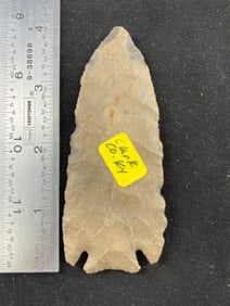 Lost Lake from Kentucky Indian Artifact Arrowhead