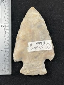 Snyders from Ohio Indian Artifact Arrowhead
