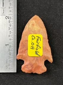 Marshall from Ohio Indian Artifact Arrowhead