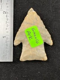 Hardin from Arkansas Indian Artifact Arrowhead