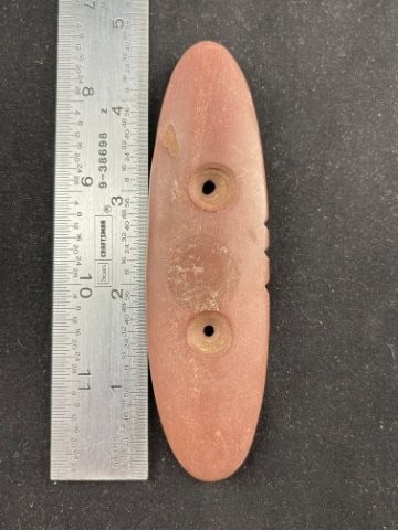 Gorget Indian Artifact Arrowhead: KEY WORDS: INDIAN ARTIFACT ARTIFACTS ARROWHEAD ARROWHEADS NATIVE AMERICAN MISSISSIPPIAN QUAPAW CADDO POTTERY COINS MORGAN DOLLAR PEACE DOLLAR SILVER COINS Arkansas. Now taking in consignments for pre-