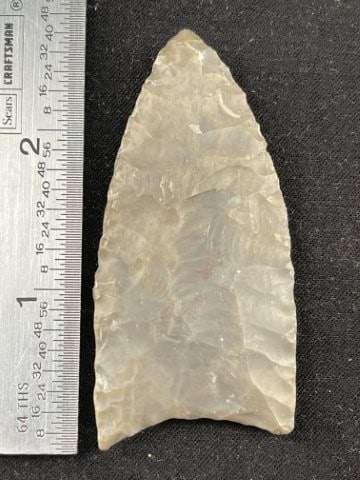 2 & 5/8" Clovis Indian Artifact Arrowhead (1 of 3)