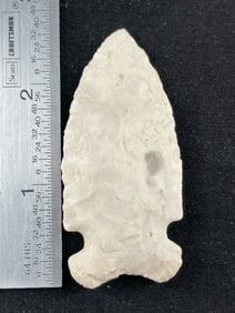2 & 5/8" Graham cave Indian Artifact Arrowhead