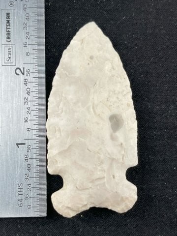 2 & 5/8" Graham cave Indian Artifact Arrowhead (1 of 3)