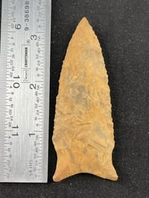 3 & 3/8" Dalton Indian Artifact Arrowhead
