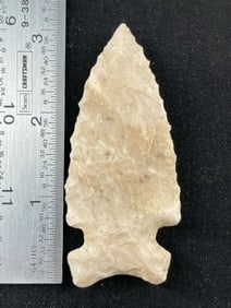 3 & 1/4" Graham Cave Indian Artifact Arrowhead