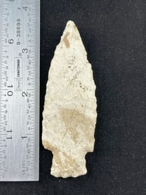 3 & 1/2" Hardin Indian Artifact Arrowhead
