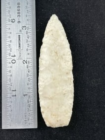3 & 1/4" Agate Basin Indian Artifact Arrowhead