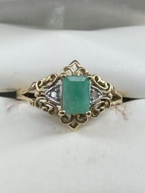 10K Carat 2.4G size 9 Gold Ring