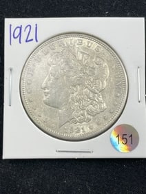 1921 Morgan Silver Dollar Coin