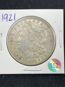 1921 Morgan Silver Dollar Coin