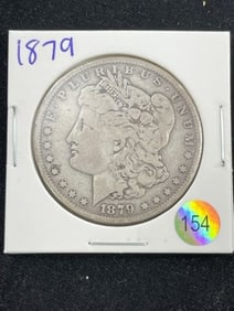 1879 Morgan Silver Dollar Coin