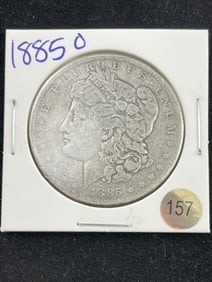 1885 O Morgan Silver Dollar Coin