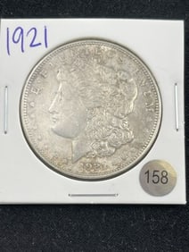 1921 Morgan Silver Dollar Coin