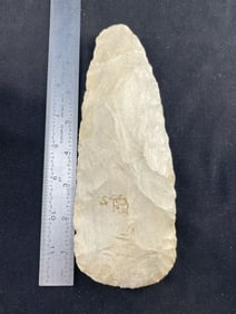 Chipped Celt Indian Artifact Arrowhead