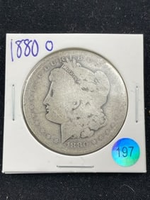 1880 O Morgan Silver Dollar Coin