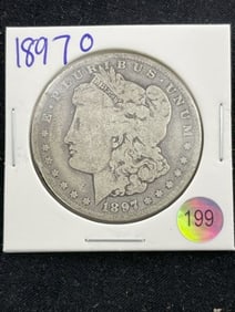 1897 O Morgan Silver Dollar Coin